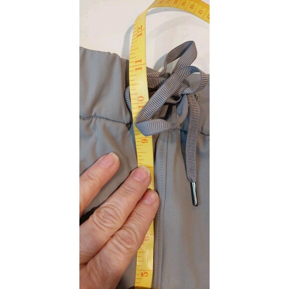 Women's Size Small Shorts Gray Elastic Waist Drawstring Running Athletic Sports - Picture 10 of 11